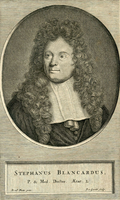 P. & Med. Doctor. Engraved Portrait by P. van Gunst after D. van der Plaats