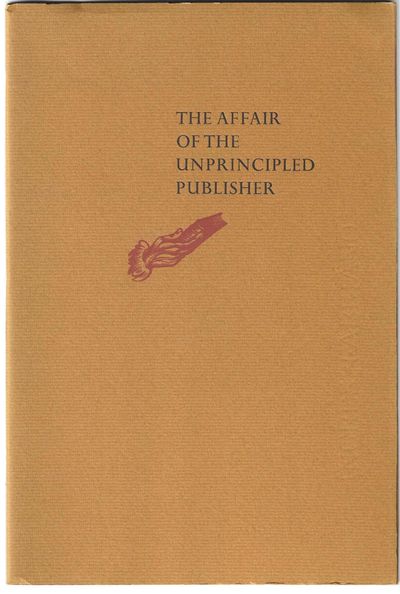 The Affair of the Unprincipled Publisher