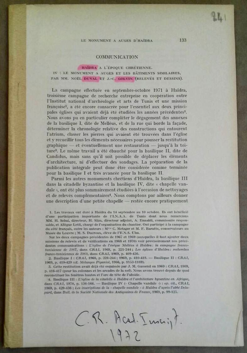 Haa Dra A L A C Poque Chra C Tienne Iv Le Monument A Auges Et Les Ba Timents Similaires By Duval Noa L Golvin Jean Claude From Meretseger Books Sku M6647