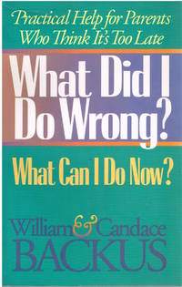 What Did I Do Wrong? What Can I Do Now>