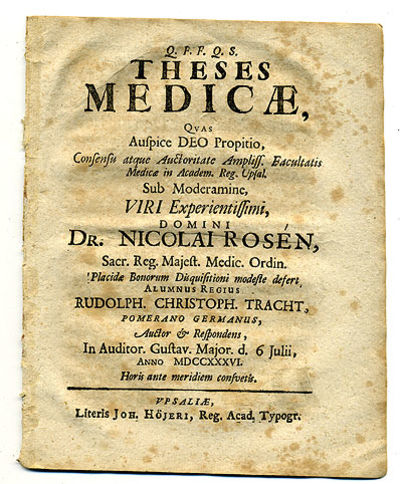 Theses medicæ. A.a.