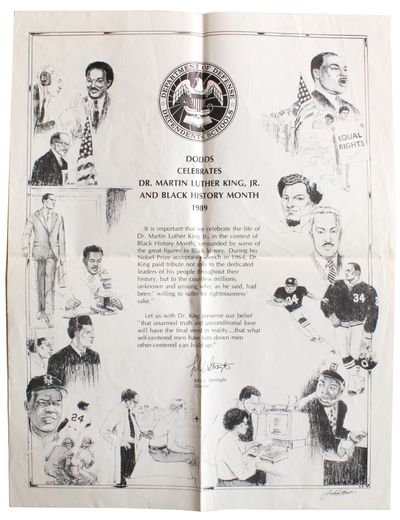 DODDS Celebrates Dr. Martin Luther King, Jr. and Black History Month 1989 [Caption title]