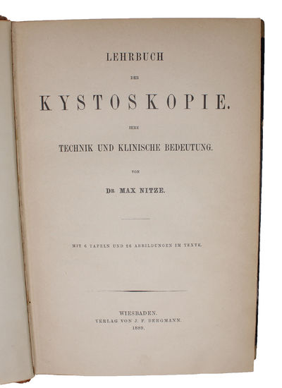 Lehrbuch der Kystoskopie. Ihre Technik und klinische Bedeutung. Mit 6 Tafeln und 26 Abbildungen im Texte. (photo 2)