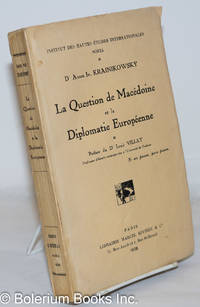 cover of La question de Macedoine et la diplomatic eutopéenne