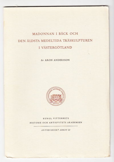 Madonnan i Bäck och den äldsta medeltida…