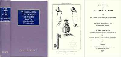 The Reasons of the Laws of Moses