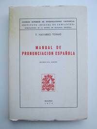 Manual de pronunciaciÃ³n espaÃ±ola by T. Navarro Tomas - 1974