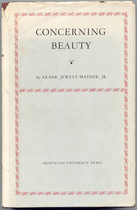 Concerning Beauty by Frank Jewett Jr. - First Edition - 1935 - from Dennis Holzman Antiques (SKU: 005977)