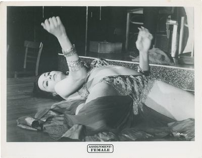 N.p.: N.p., 1966. Five vintage studio still photographs from the 1966 film. Four with provenance sta...
