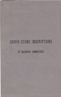 image of INSCRIPTIONS AT SALISBURY CENTER, LIME ROCK ETC.