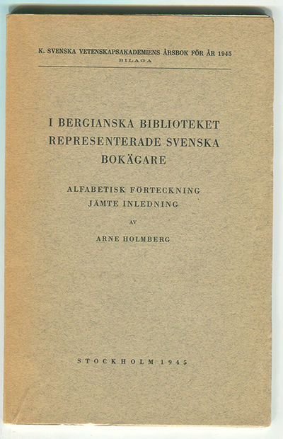 I Bergianska biblioteket representerade svenska…