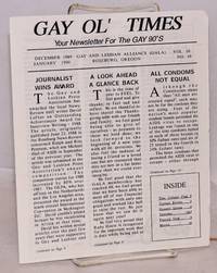 image of Gay Ol' Times: Gay and Lesbian Alliance newsletter; vol. 10, no. 10, December 1989 January 1990