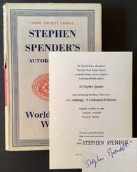 World Within World: The Autobiography of Stephen Spender