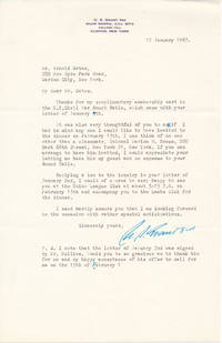 image of Typed Letter Signed / Autograph Note Signed