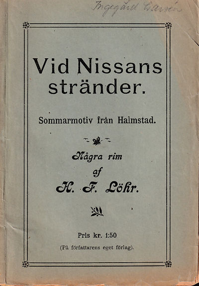 Vid Nissans stränder. Sommarmotiv från Halmstad.…