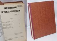 image of International information bulletin, no. 1, January 1969, to no. 4, June 1971