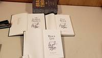 Brad Thor Collectors' Edition #4: The Athena Project, Full Black, And Black List : Signed