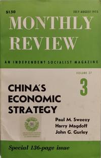 cover of Monthly Review An Independent Socialist Magazine July August 1975 Volume 27 3