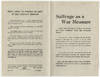 World War I Fight for Woman Suffrage in New York Discussed in Global Context