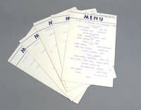 image of Ship’s Menus, S.S. Comayagua, 1959