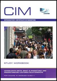 cover of CIM - Introductory Certificate in Marketing: Study Workbook