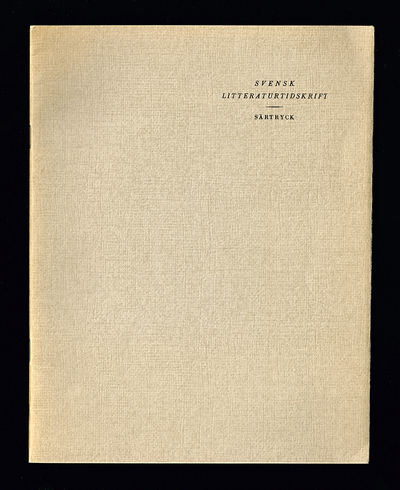 Ragnar Josephson.