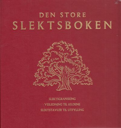 Den store slektsboken. Slektsgranskning.…