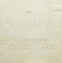 Manuscript poem "Snow", Signed. Eight lines