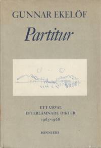 Partitur. Ett urval efterlämnade dikter 1965-1968.