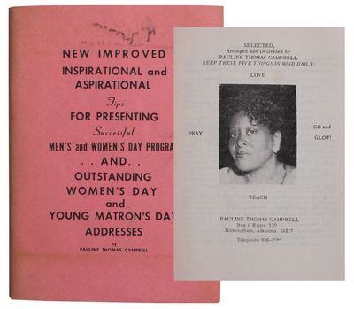 New Improved Inspirational and Aspirational Tips for Presenting Successful Men's and Women's Day Programs . . . [Cover title]