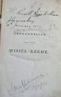 image of Verhandeling van het Wissel-Recht