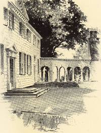 image of Fine Original 1922 Print of Mount Vernon VA. by O. R. Eggers