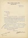 Congressman and Medal of Honor Winner Richmond Hobson Writes In Reference to the Peace Congress of 1907