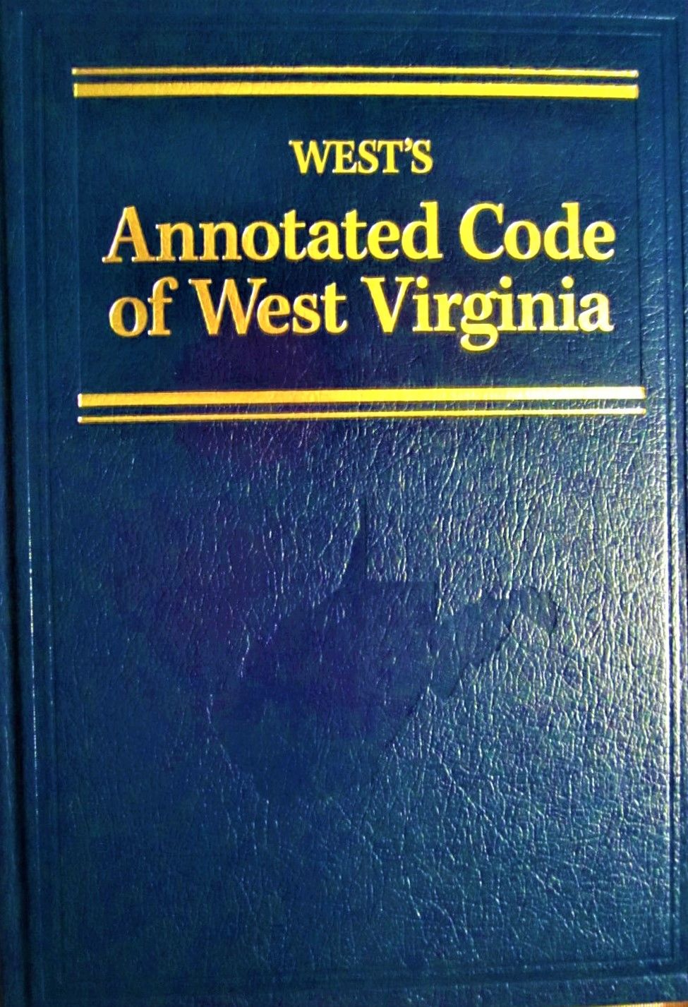 BIBLIO West's Annotated Code of West VirginiaChapters 56 to 60