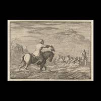 Arrival of Willem III at the Oranjepolder in a roeischuit, 1691, Photo Rag Bright White, Premium...