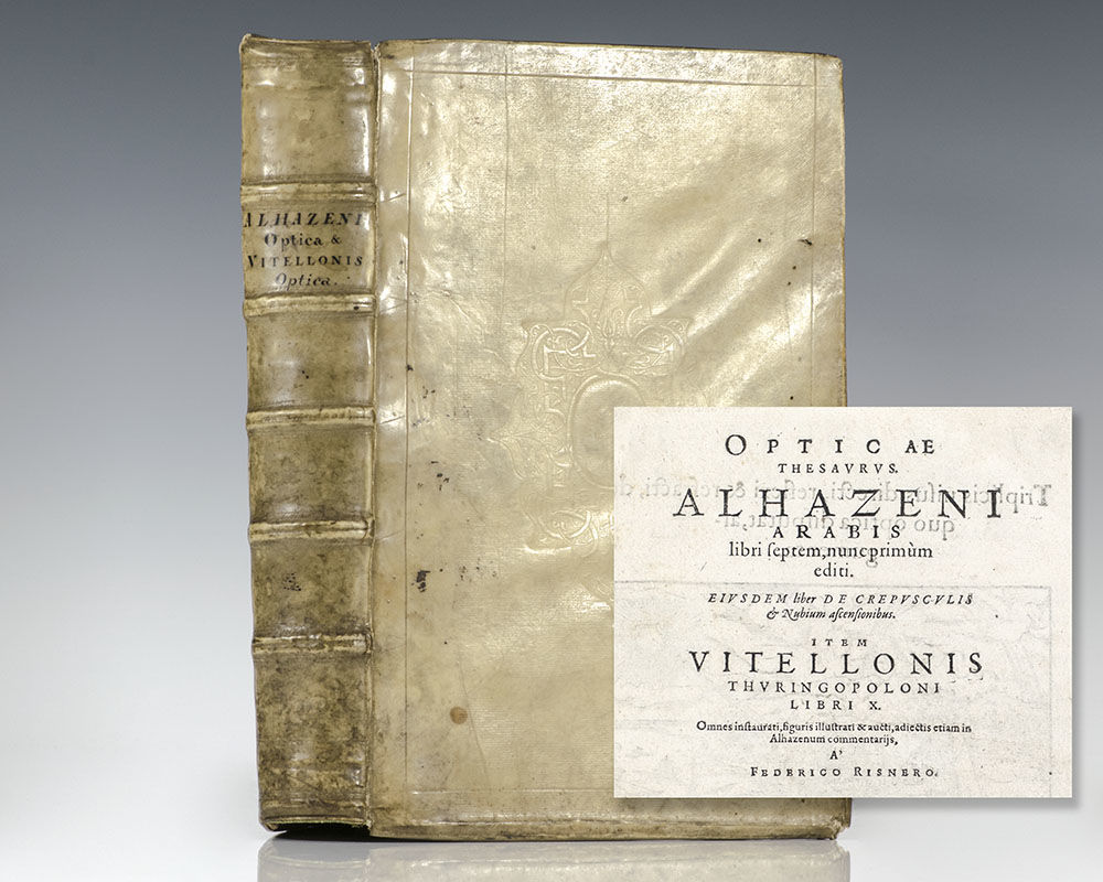 BIBLIO Opticae Thesaurus Alhazeni Arabis. [Alhazen’s Book of Optics