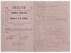 [Handbill for a Debate Between Two Southern HBCUs]