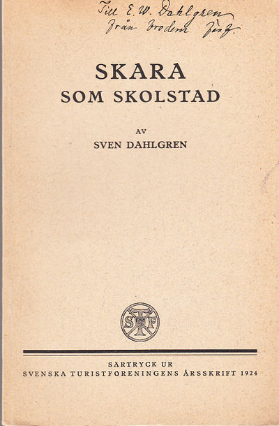 Skara som skolstad, av Sven Dahlgren [= rubrik].