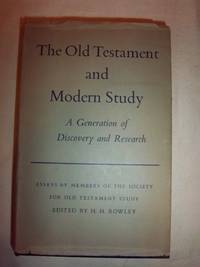 The Old Testament and Modern Study