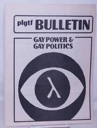 image of PLGTF Bulletin vol. 2, #6, June, 1980: gay power & gay politics
