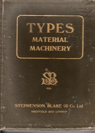 Lining Type; Borders, Ornaments, Brass Rules, Printing Material, Machinery