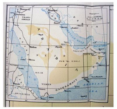 A Superb Narrative Detailing Travels in the Uncharted Lands of Arabia 1929