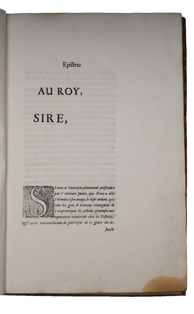 Panegyricus de gentis Danorum antiqvitate, rerumq ab illa gestarum celebritate In Honorem Natalis Augustisimi, Potentisimi & Gloriosissimi Monarchae Christiani Qvinti. - [PANEGYRIC OF KING CHRISTIAN V] (photo 3)