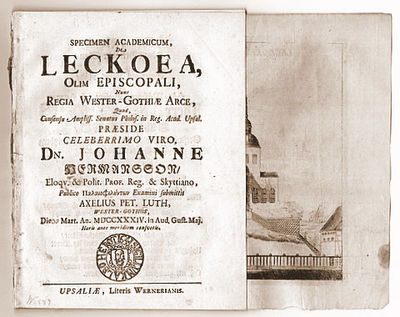 Specimen academicum, De Leckoea,