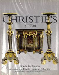 image of Boulle to Jansen: An Important Private European Collection, Part 1 - Furniture, Works of Art and Pictures, London, 11 June - 12 June 2003 (Sale 6749)