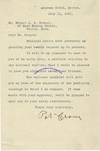 Typed Letter Signed By The Last Outlaw Pat Crowe