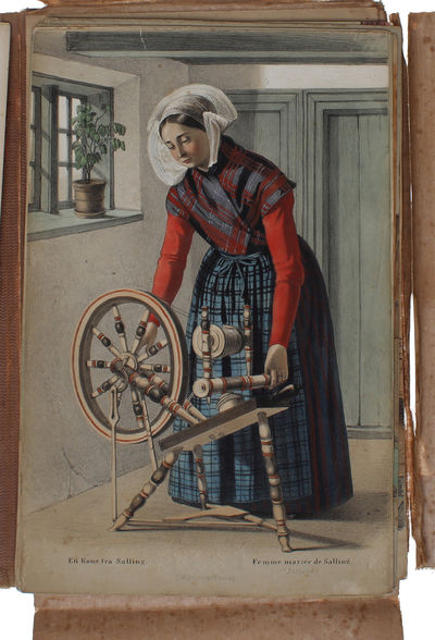 Danske Nationaldragter af F.C. Lund. Lithographerede af Ad. Kittendorff, udgivne og forlagte af C.W. Stinck. (photo 6)
