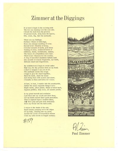 [Broadside]: Zimmer at the Diggings