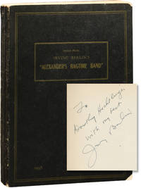 Songs from Irving Berlin's "Alexander's Ragtime Band" (First Edition, inscribed by Irving Berlin, association copy)