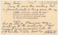 cover of Autograph Note Signed